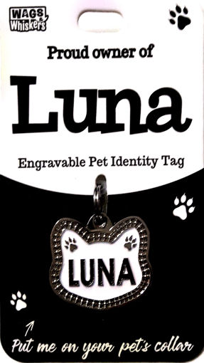 Picture of LUNA CAT BLANK ID TAG